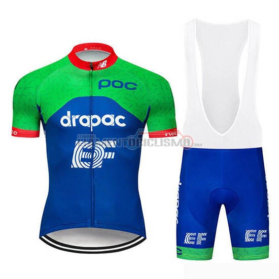 Abbigliamento Ciclismo Ef Education First Manica Corta 2019 Verde Blu